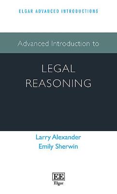 Book cover for Advanced Introduction to Legal Reasoning