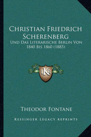 Cover of Christian Friedrich Scherenberg