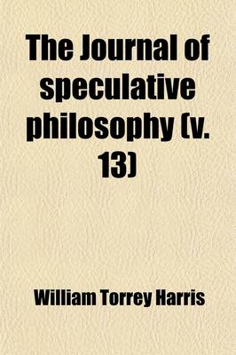 Book cover for The Journal of Speculative Philosophy (Volume 13)