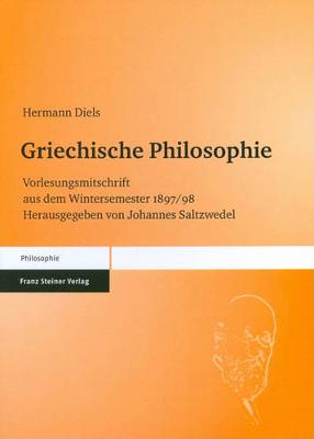 Book cover for Griechische Philosophie