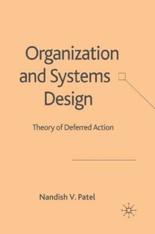 Cover of Organization and Systems Design