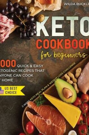 Cover of Keto Cookbook for Beginners