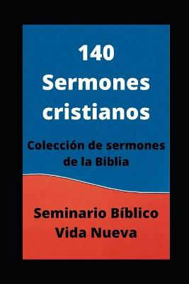 Book cover for 140 Sermones cristianos