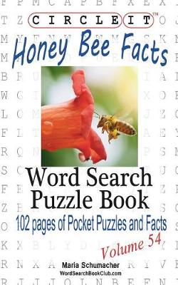 Book cover for Circle It, Honey Bee Facts, Word Search, Puzzle Book