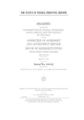 Book cover for The status of federal personnel reform