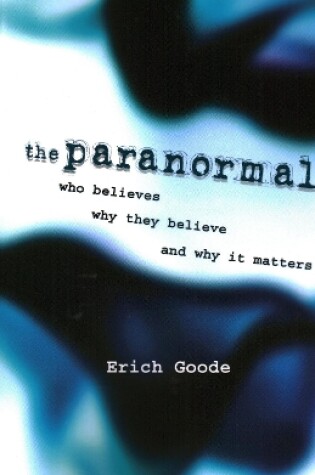 Cover of The Paranormal