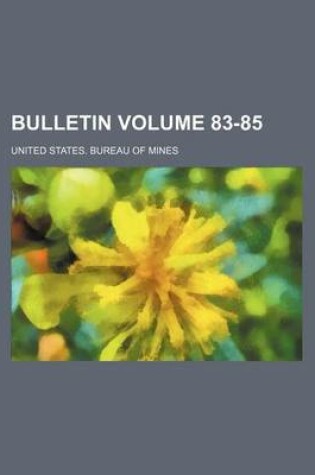 Cover of Bulletin Volume 83-85