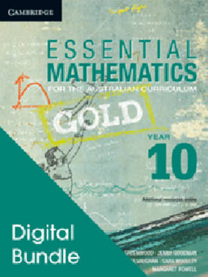 Cover of Essential Mathematics Gold for the Australian Curriculum Year 10 Digital and Cambridge HOTmaths