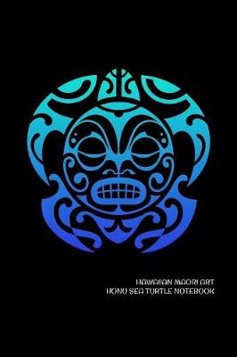 Book cover for Hawaiian Maori Art Honu Sea Turtle Notebook