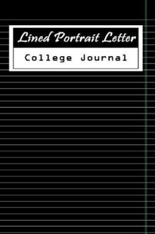 Cover of Lined Portrait Letter College Journal