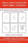 Book cover for Simple Crafts for Kids (Trace and Color for preschool children)