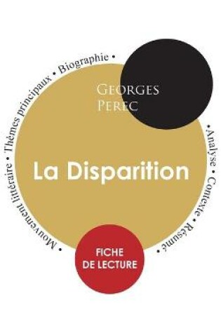 Cover of Fiche de lecture La Disparition (Etude integrale)