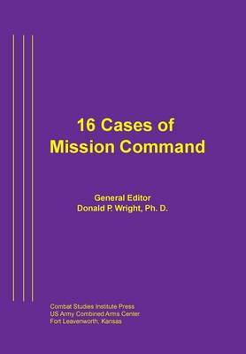 Book cover for 16 Cases of Mission Command