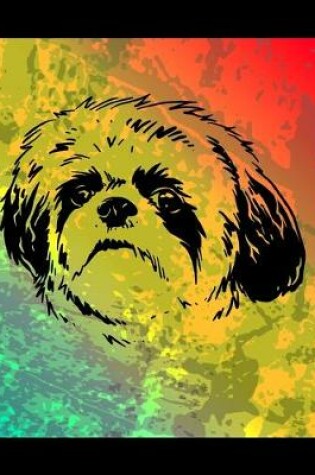 Cover of Shih Tzu Color Burst Notebook