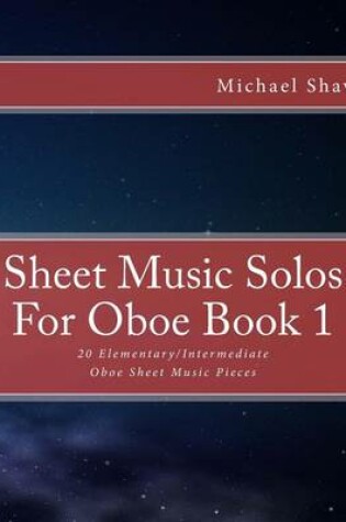 Cover of Sheet Music Solos For Oboe Book 1