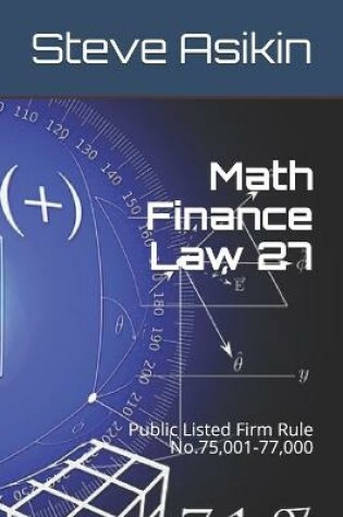 Cover of Math Finance Law 27