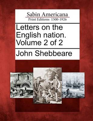 Book cover for Letters on the English Nation. Volume 2 of 2