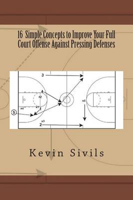 Book cover for 16 Simple Concepts to Improve Your Full Court Offense Against Pressing Defenses