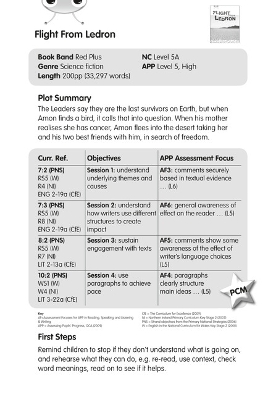 Cover of BC Red (KS2) +/5A Flight From Ledron Guided Reading Card