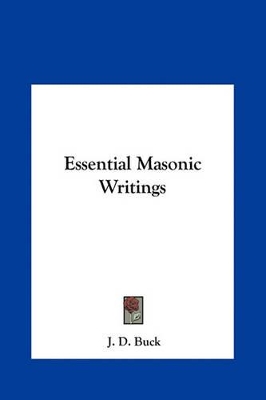 Book cover for Essential Masonic Writings