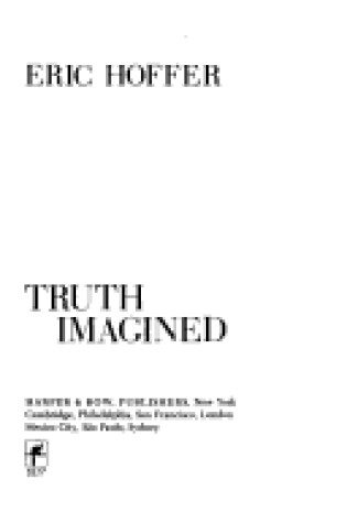 Cover of Truth Imagined