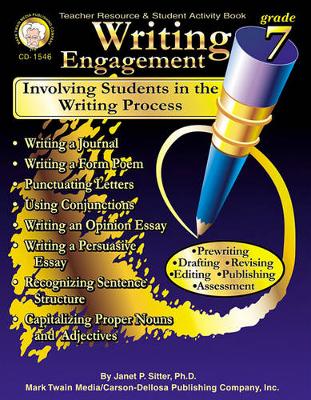 Book cover for Writing Engagement, Grade 7