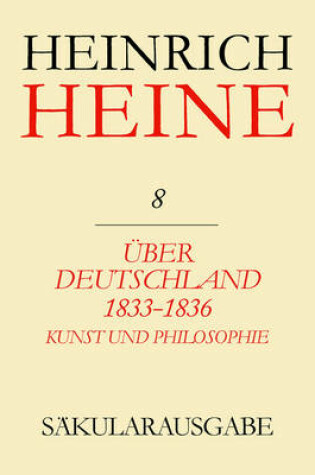 Cover of Ueber Deutschland 1833-1836 / Aufsaetze Ueber Kunst Und Philosophie