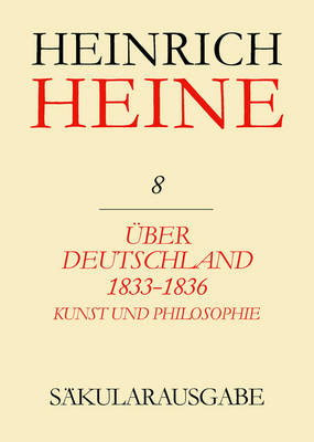 Cover of Ueber Deutschland 1833-1836 / Aufsaetze Ueber Kunst Und Philosophie