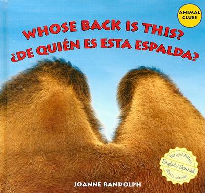 Book cover for Whose Back Is This? / ¿De Quién Es Esta Espalda?