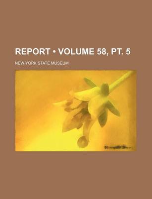 Book cover for Report (Volume 58, PT. 5)