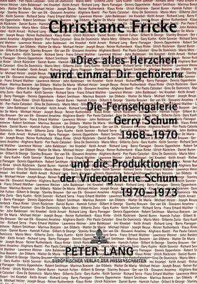 Cover of «Dies alles Herzchen wird einmal Dir gehoeren.»