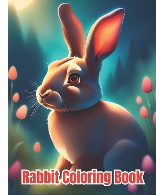 Book cover for Rabbit Coloring Book For Kids