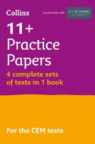 Cover of 11+ Verbal Reasoning, Non-Verbal Reasoning & Maths Practice Papers (Bumper Book with 4 sets of tests)