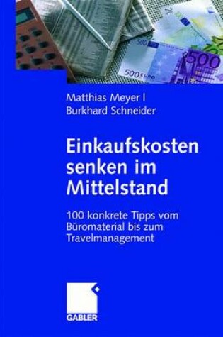 Cover of Einkaufskosten Senken Im Mittelstand