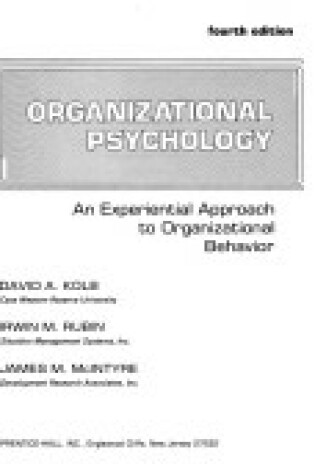 Cover of Organizational Psychology