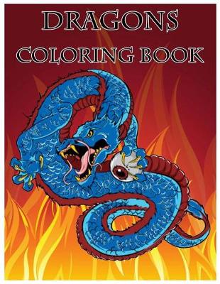 Book cover for Dragons Coloring Book