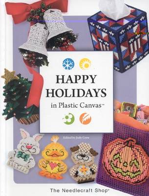 Book cover for Happy Holidays in Plastic Canvas