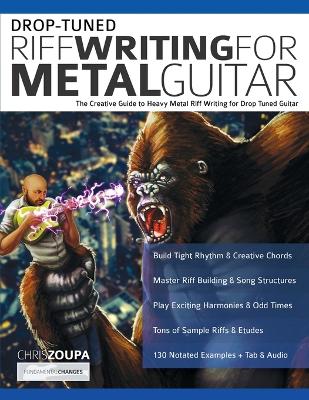 Book cover for Drop-Tuned Riff Writing for Metal Guitar