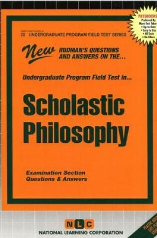 Cover of SCHOLASTIC PHILOSOPHY