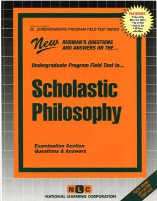 Book cover for SCHOLASTIC PHILOSOPHY