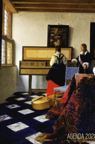 Cover of Johannes Vermeer Planificador Mensual 2020