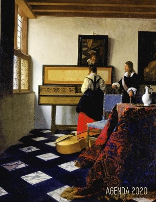 Book cover for Johannes Vermeer Planificador Mensual 2020