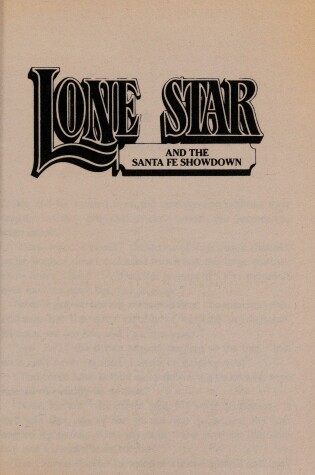 Cover of Lone Star 120/Santa F