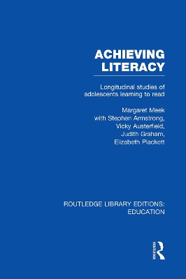 Book cover for Achieving Literacy (RLE Edu I)
