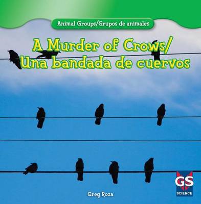 Book cover for A Murder of Crows / Una Bandada de Cuervos