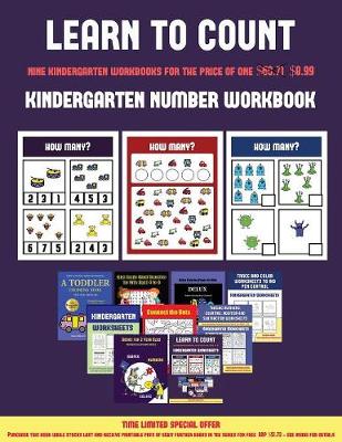 Cover of Kindergarten Number Workbook (Learn to count for preschoolers)