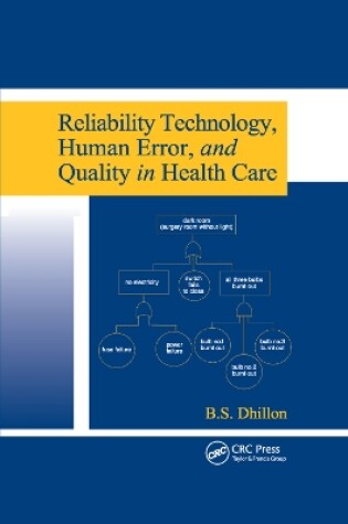 Cover of Reliability Technology, Human Error, and Quality in Health Care