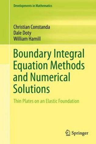 Cover of Boundary Integral Equation Methods and Numerical Solutions