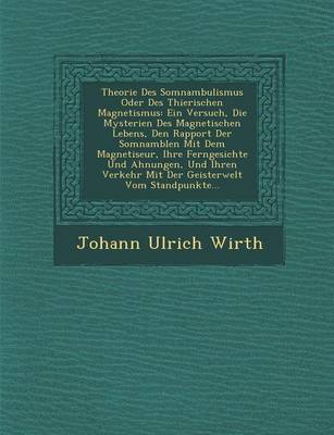 Book cover for Theorie Des Somnambulismus Oder Des Thierischen Magnetismus