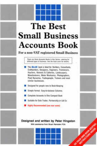 Cover of The Best Small Business Accounts Book (blue Version)